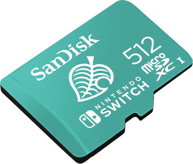 SanDisk MicroSDXC Extreme Gaming 512GB Animal Crossing Nintendo Licensed voor Nintendo Switch