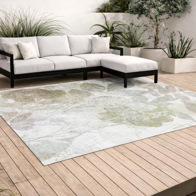 Addison Rugs Machine Washable Indoor/ Outdoor Floral Isle Chantille Rug