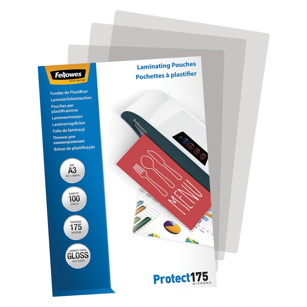 Fellowes Protect 175 (A3, 100 Stk., 175 µm) (5308803)