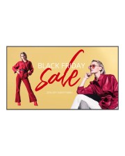 LG 279 cm 110" Diagonalklasse UM5K Series LCD-Display mit LED-Hintergrundbeleuchtung Digital Signage Pro:Idiom integriert webOS 4K UHD 2160p 3840 x 2160 Direct LED Schwarz (110UM5K-B)