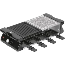 FDI Raclettegrill+heisser Stein, Racletteofen, Schwarz