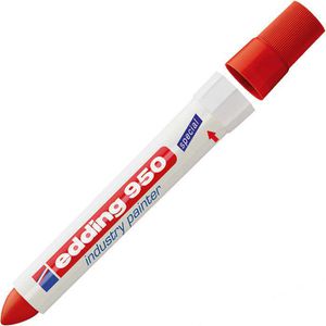 Edding Industriemarker 950, rot, Strichbreite 10 mm, wasserfest