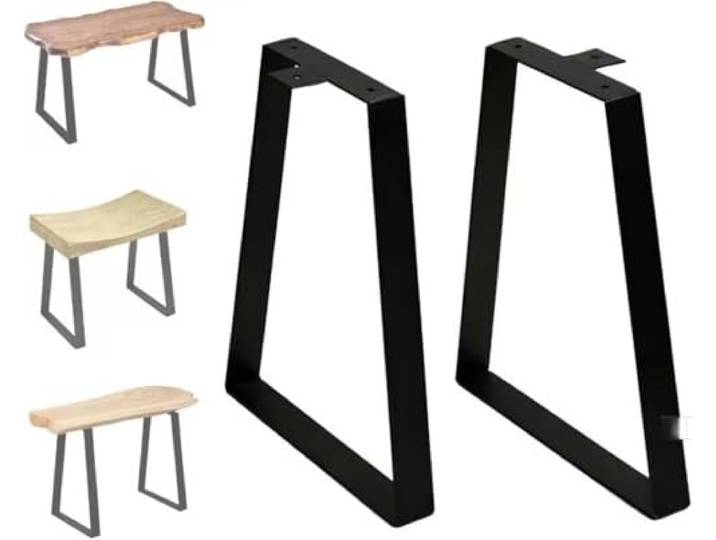 LSAfhDYG 2 Stück Tischbeine aus Metall – Möbelbeine DIY Industrielle