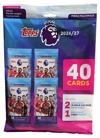 Topps Premier League Mega-verpakking seizoen 2026/27 Topps Deutschland