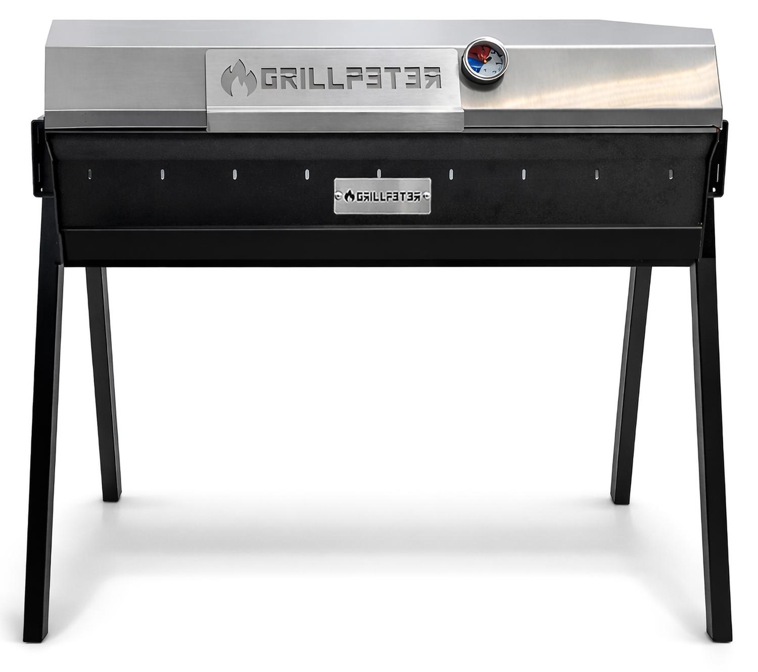 Profi Mangal Altan 90 Stahl 3mm Schaschlikgrill Edelstahldeckel