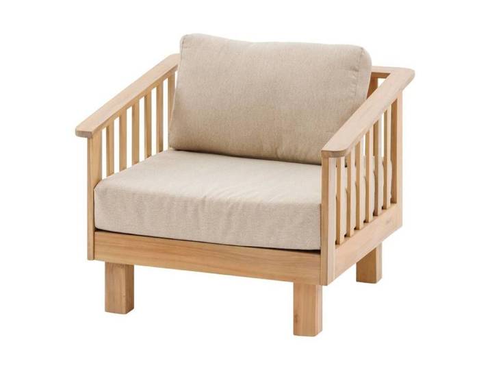 Fauteuil de salon de jardin  Xenia  acacia - Hespéride