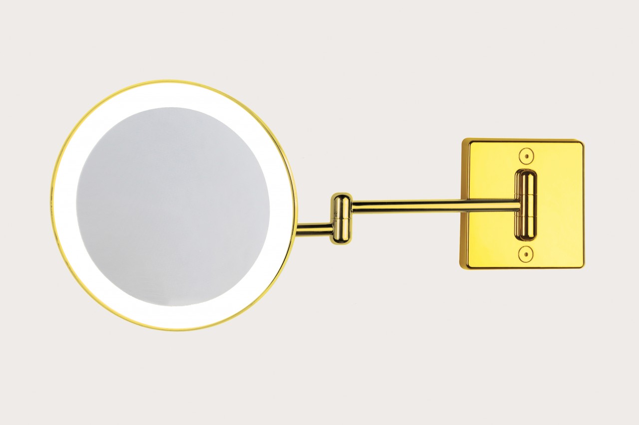 Koh-I-Noor DISCOLOLED Direkter Stromanschluss. Doppelarm Ø 23 , Gold, C35/2G2 C35/2G2