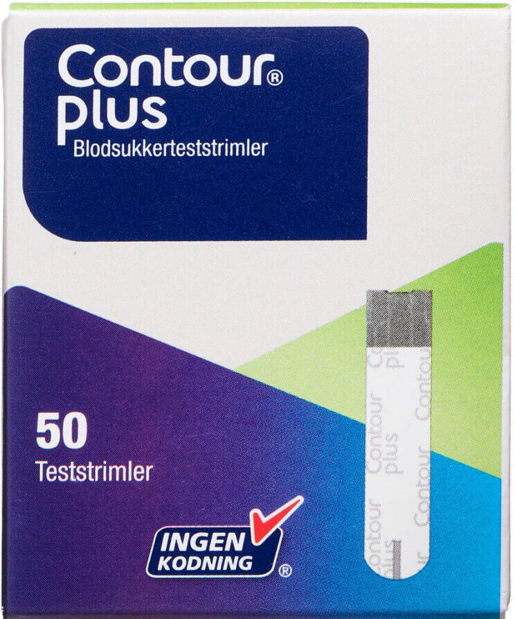 Contour Plus Teststrimler Medicinsk udstyr 50 stk