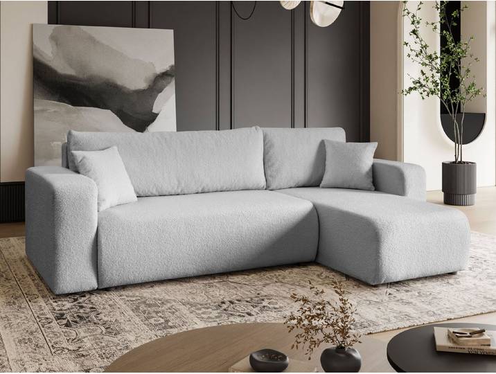 Lookway Ecksofa VESPO L – Moderne Wohnlandschaft in L-Form mit Schlaffunktion, 267x83x143 cm