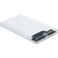 DELOCK Externes Gehäuse für 2.5"SATA HDD / SSD 10 Gbps