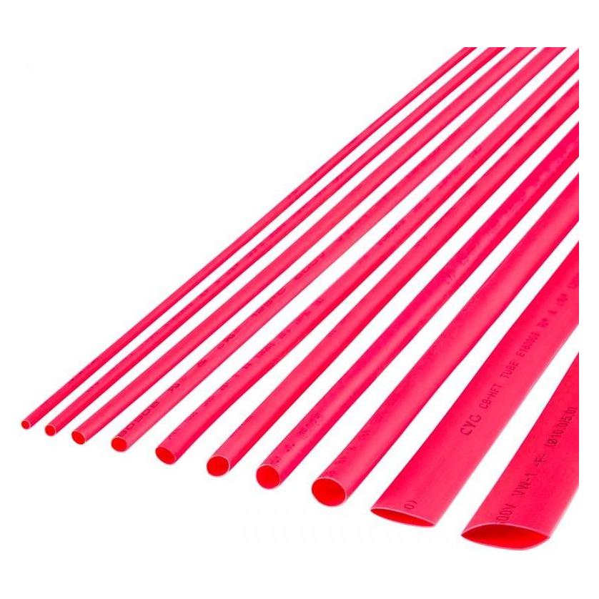 Cabletech Rurka termokurczliwa 4,5 mm-1 m czerwona (Kabelschlauch, 100 cm) (41949354)