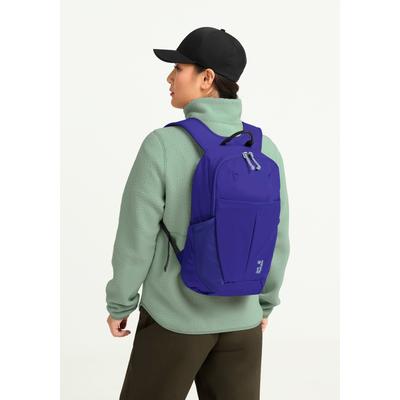 Daypack JACK WOLFSKIN "YUMA 14", blau (glowink), Rucksäcke, Damen, onesize, Obermaterial: 100% POLYAMID. Futter: 100% POLYESTER, Outdoorrucksack, leicht, komfortabel
