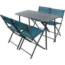 VCM, Gartentisch + Balkontisch, 5 tlg. Bistroset Balkonset Garten Sumila