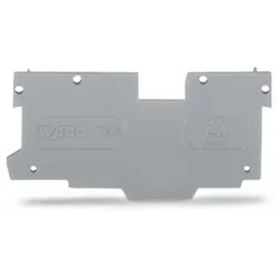Wago 769-305 Abschluss- und Zwischenplatte,1,1 mm dick,grau 769305  - 25 Stück