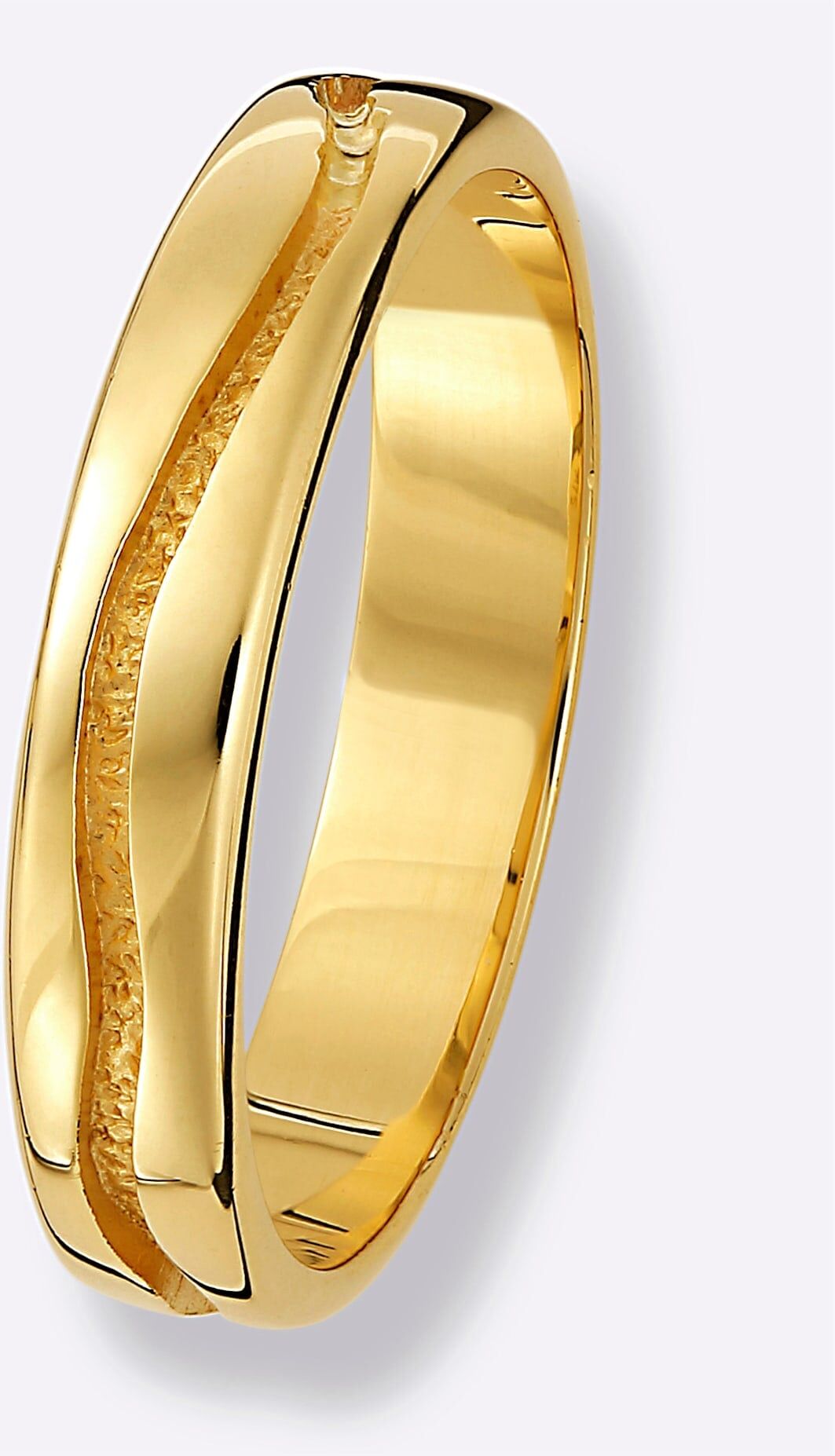 Partnerring Gr. 20, gold (gelbgold 375), Fingerringe, Damen, 20, Metall, Partnerring