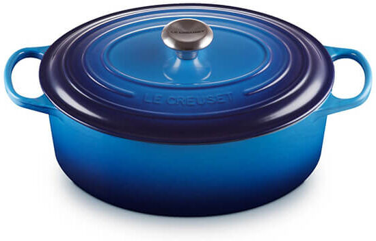 Le Creuset Signature Azure Cast Iron 31cm Oval Casserole