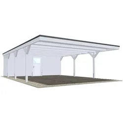 Doppelcarport mit Geräteraum