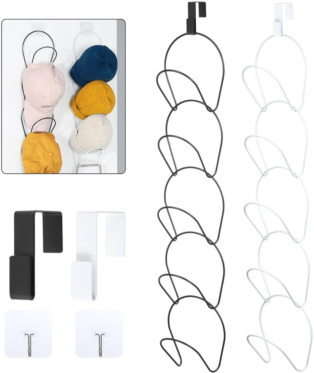 Omgoods 10-delige hoedhouder en organizer voor kleding en accessoires