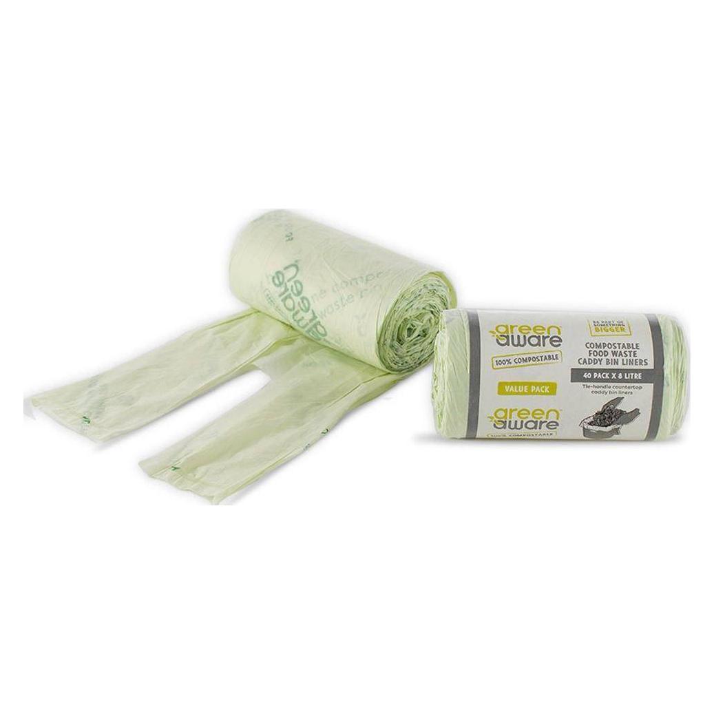 Greenaware Kompostierbare Beutel (40x, 8 l) (GRA00218)