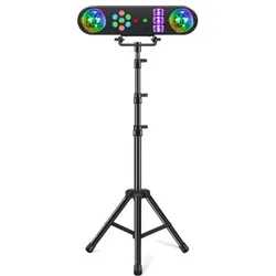 Light4Me MAGIC BAR 2 Lichteffekt für die Disco (60 W, LED), Scheinwerfer, Schwarz