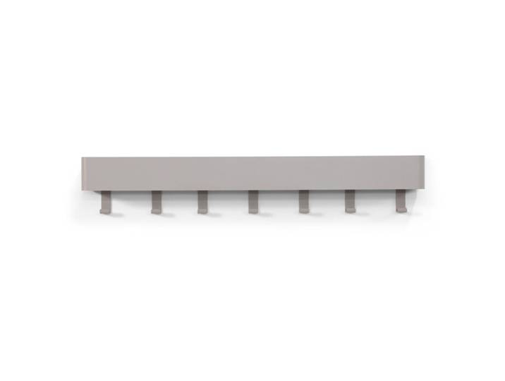 Spinder Design Garderobenleiste Hesta taupe Stahl H 12 cm - Garderobenleiste