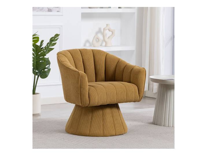 HAUSS SPOLE Loungesessel drehbar,Drehstuhl mit rückenlehne für Home-Office,mit armlehne (360° Drehstuhl Relaxsofa mit Dicke Sitz- und Rückenlehne, Ergonomische Umarmungs-Rückenlehne), für Home-Office, Gaming oder Wohnzimmer