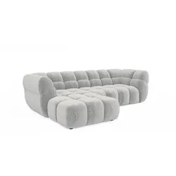 Ecksofa Phantom Stoff Grau Taupe