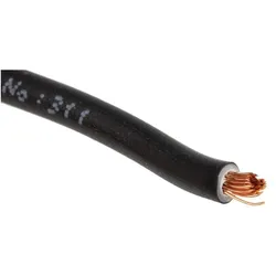 RS PRO, Kabelleitung, N07V-K 2.5mm Black Cable 100m (100 m)