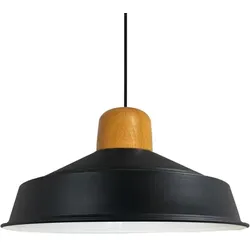 Bamyum Wooden Industrial  Schwarz Hängelampe