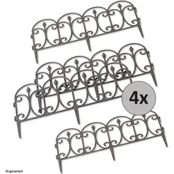 HTI-Living, Gartenzaun, Zierzaun Schnörkel
