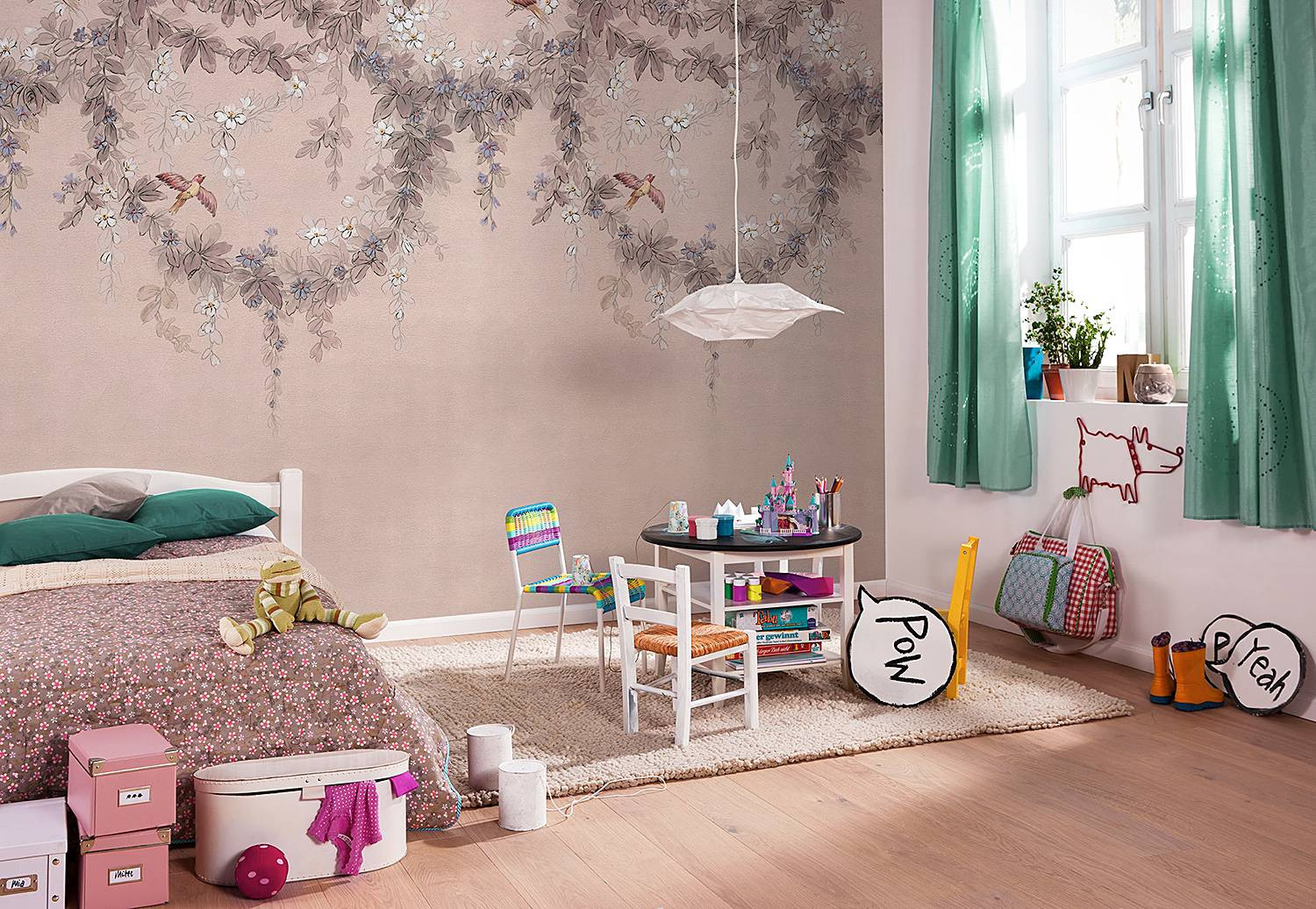 home24 Vliesbehang Symphony B: 300 cm, H: 250 cm