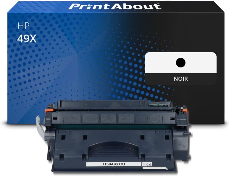 PrintAbout Toner compatible HP 49X (Q5949X) - Noir - Grande capacité Noir