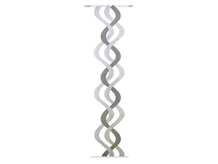 Home fashion 86003-760 Schiebevorhang, Stoff, Stein, 245 x 60 cm