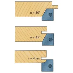 Felder Ersatzmesser B4 (45°), 1 Paar