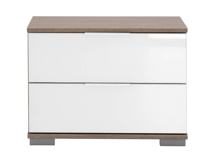 Nachttisch Peyton C weiss Holzwerkstoff B 52 H 40 cm - Nachttisch