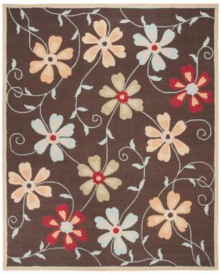 SAFAVIEH Handmade Blossom Aura Modern Floral Wool Rug