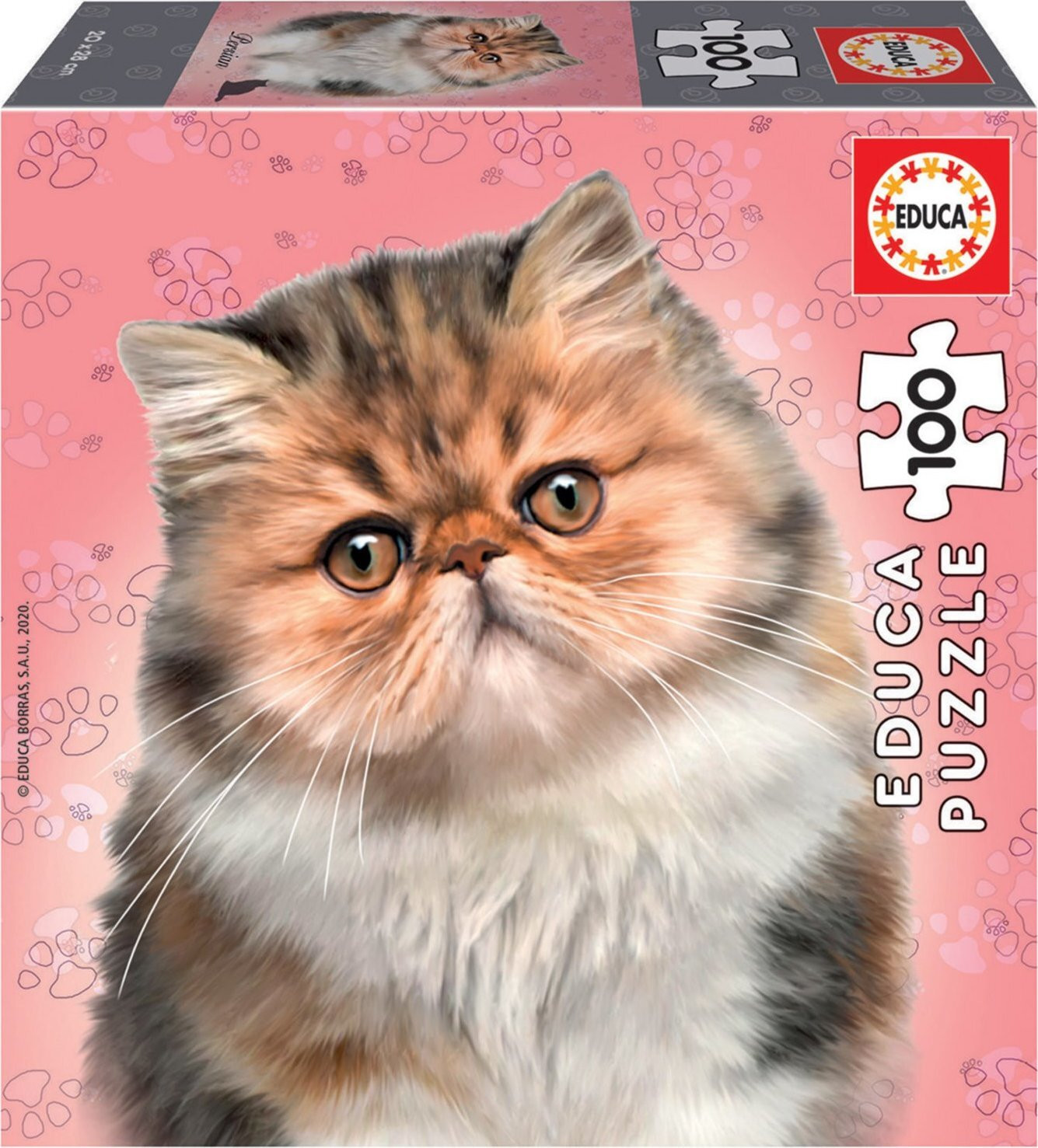 Educa Perzische Kat Puzzel, 100 stukjes