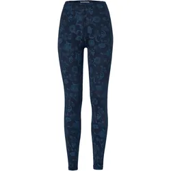 Tchibo - Bedruckte Leggings - Damen - Gr. S - dunkelblau/print