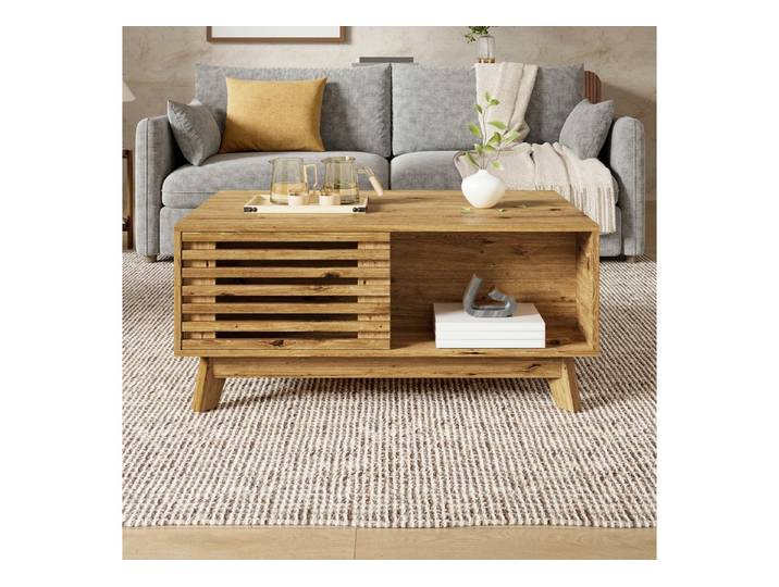 Fine Life Pro Couchtisch Couchtisch höhenverstellbar Holz, 1 Tisch, Holz, Wohnzimmer