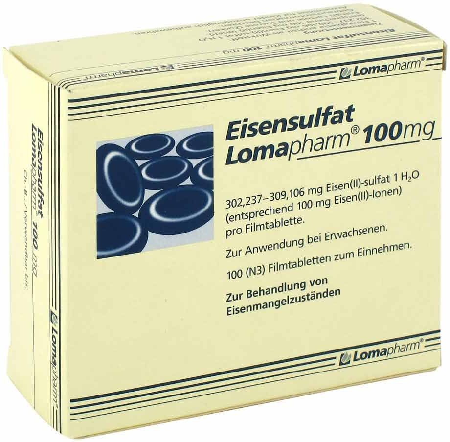 Eisensulfat Lomapharm 100mg