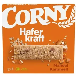 Corny Hafer-Riegel »Haferkraft Mandel Karamell« 4 Stück braun