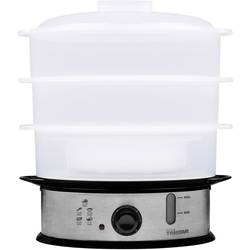 Tristar VS-3914 Dampfgarer BPA-frei Edelstahl, Schwarz