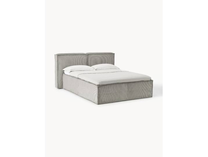 Cord-Boxspringbett Lennon
