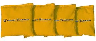 Skip's Garage New York City Tech Yellow Jackets Yellow Cornhole Bags