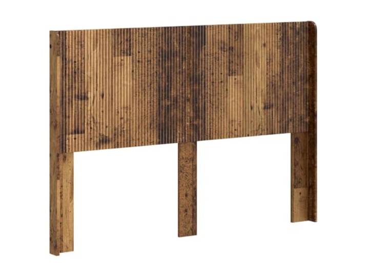 KTHLBRH Kopfteil aus Holz mit Lamellendesign Vertikale Leisten, pflegeleichte Oberfläche, Rahmenmontage, stabile Beine, langlebiges Engineering Holz