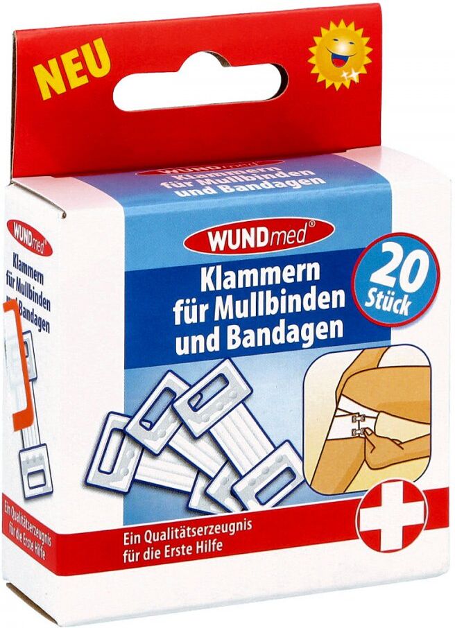 Klammern für Mulbinden+Bandagen 20stk