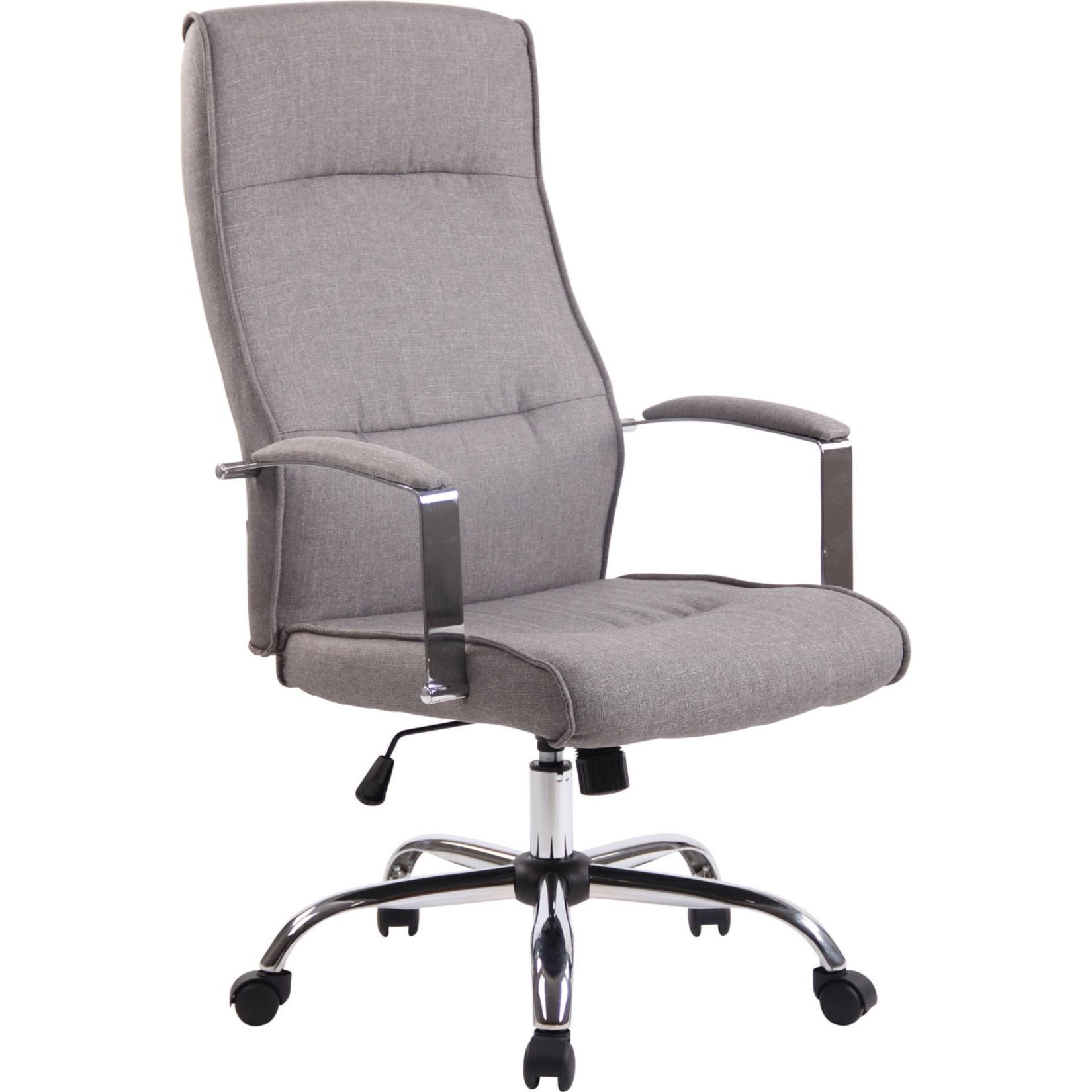 CLP Bürostuhl Portland Stoff Farbe: grau, Material: Stoff