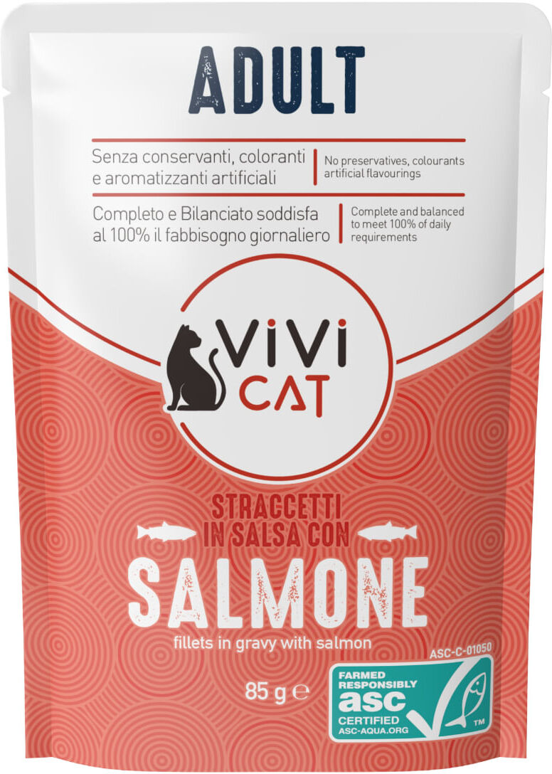 ViVi Cat Busta Multipack 28x85G SALMONE