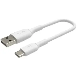 Belkin BoostCharge 15 cm USB-C/USB-A Kabel, weiß