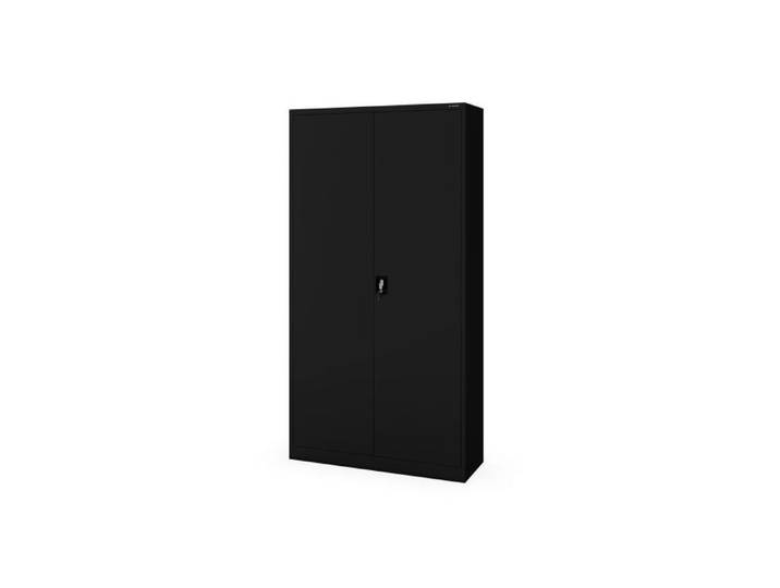 Armoire de bureau métallique JAN II H2200 1150 x 2200 x 400 mm noire